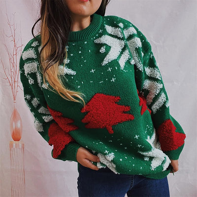 Valeena - Damen-Weihnachtspullover