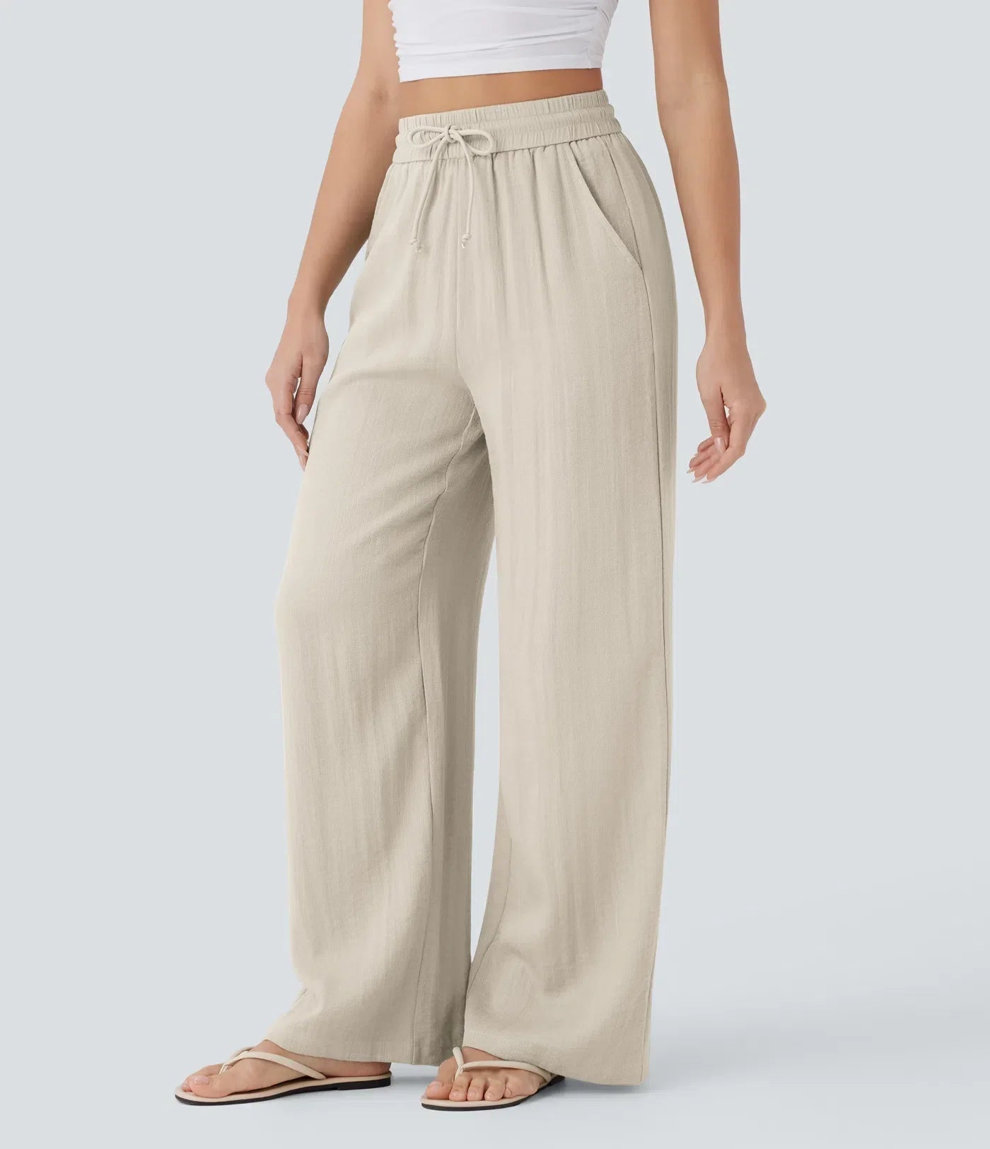 Zafeiria - Elegante Leinenhosen