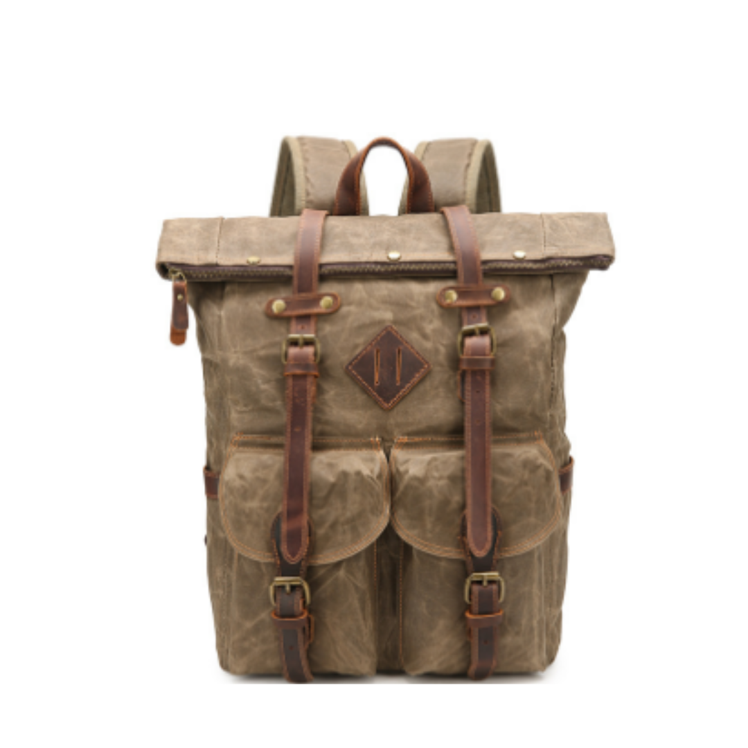 Eliarim | Damen Leinwand Vintage Rucksack | Draußen