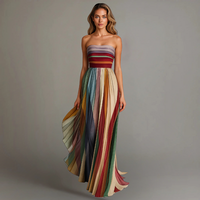 Yijun – Lässiges Langes Kleid