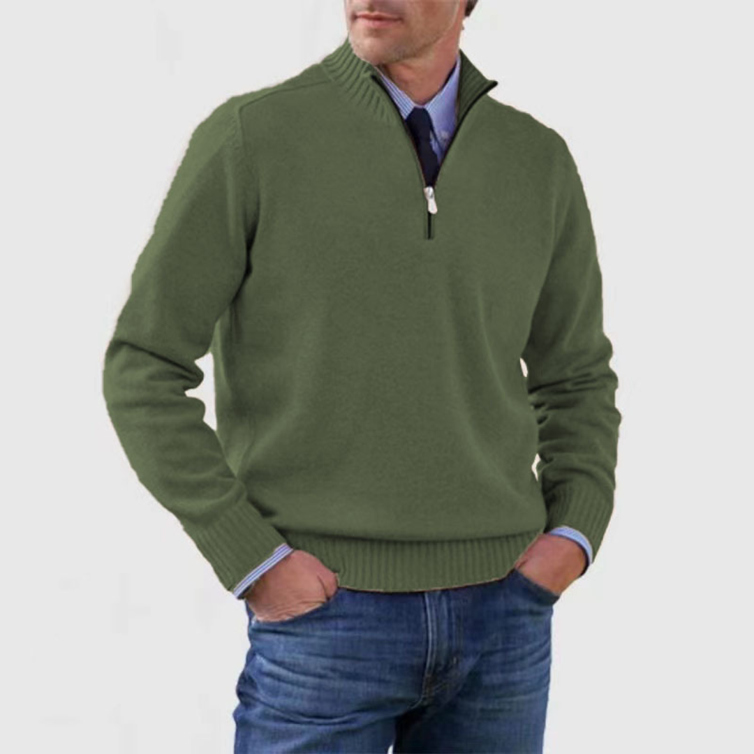 Carloset | Herren Warme Langarm Pullover | Winter