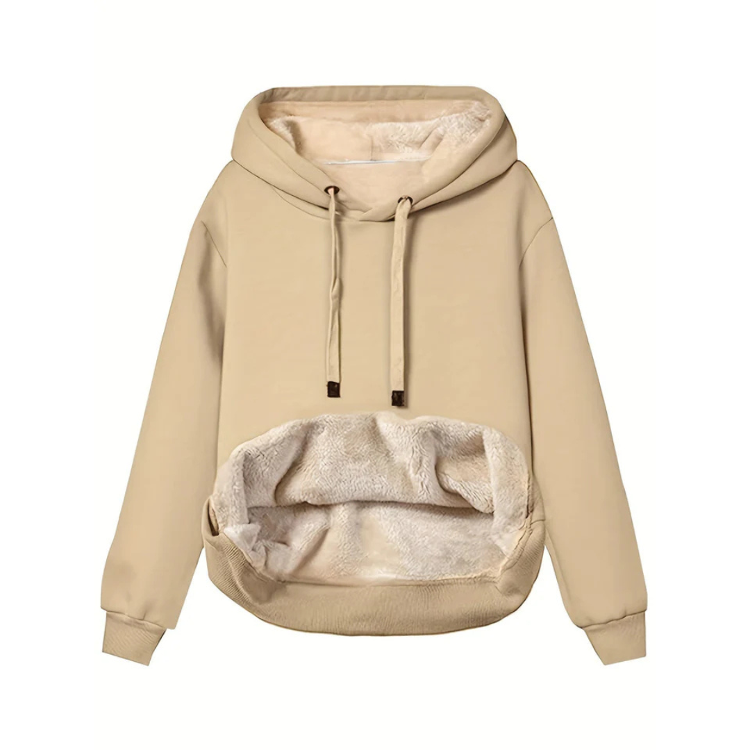 Larania | Damen Bequeme Winter Kapuzenpulli | Warme