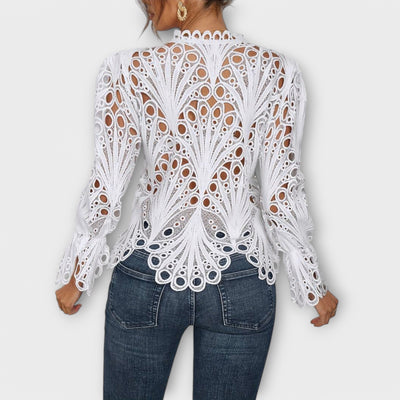 Asymmetrische Bluse Saelina für Damen – Modernes Design, Vielseitig und Bequem in S-XL
