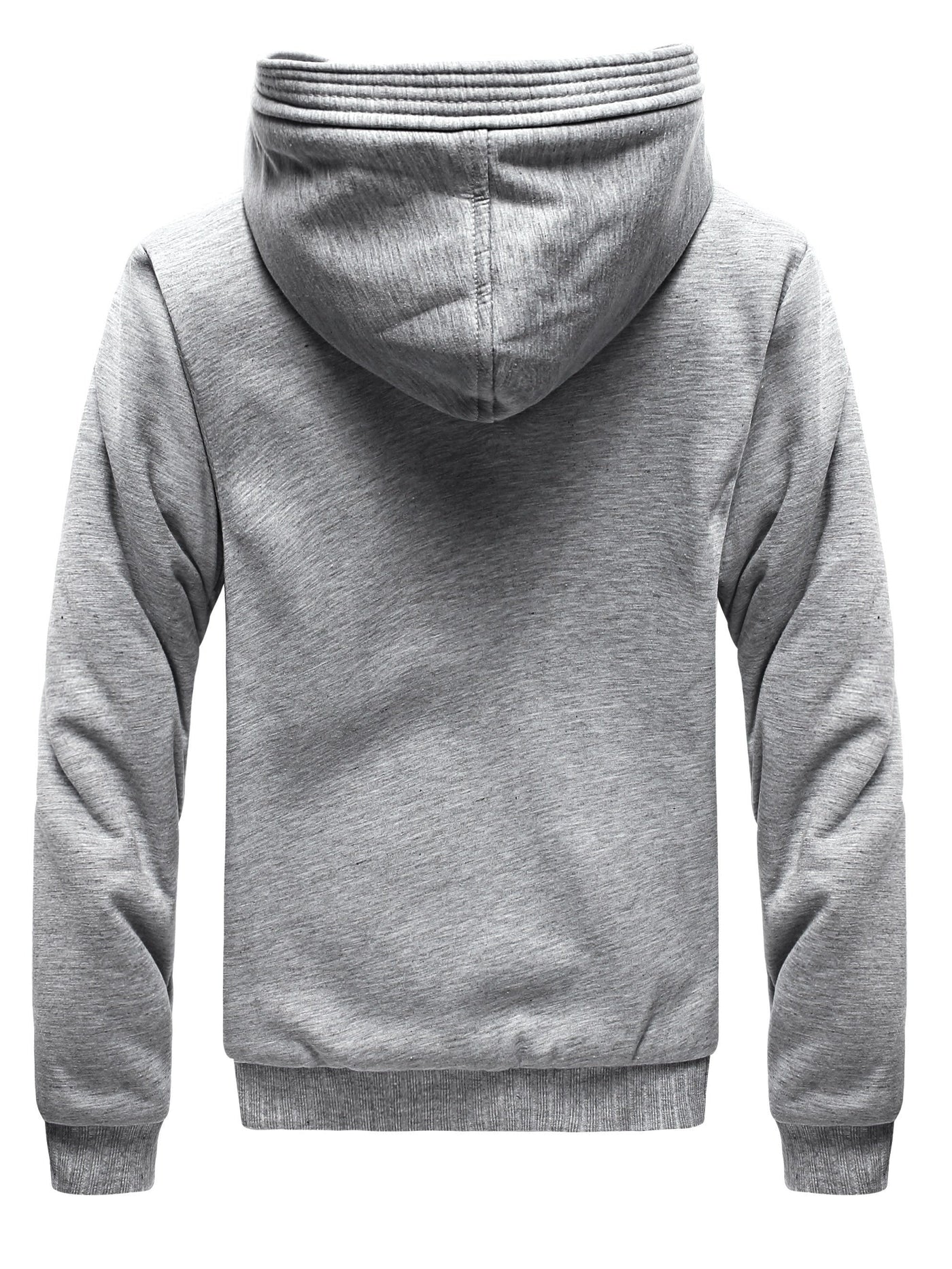 Winterwarme Fleece-Kapuzenjacke mit Reißverschluss