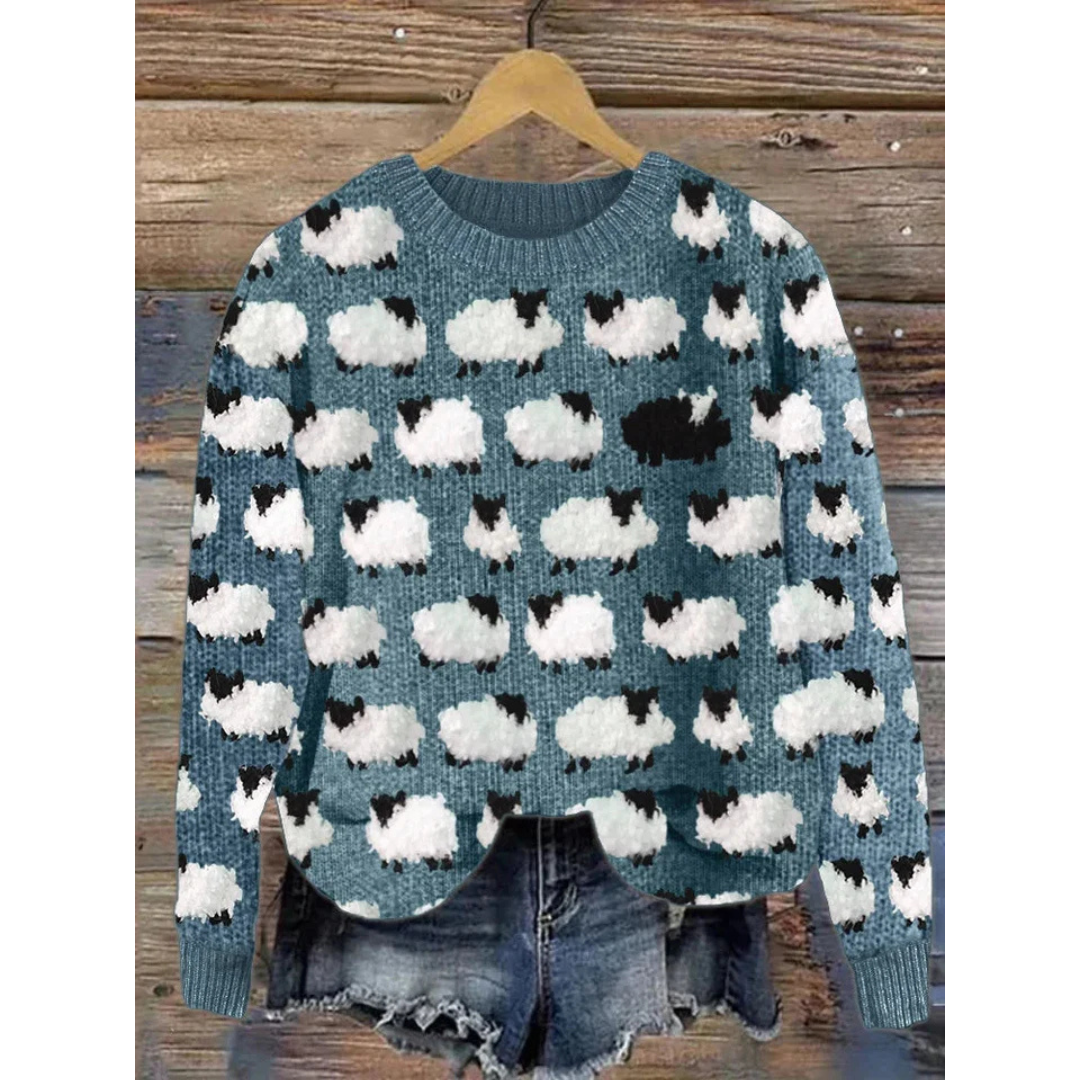 Tahliana | Damen Warme Strick Pullover | Winter