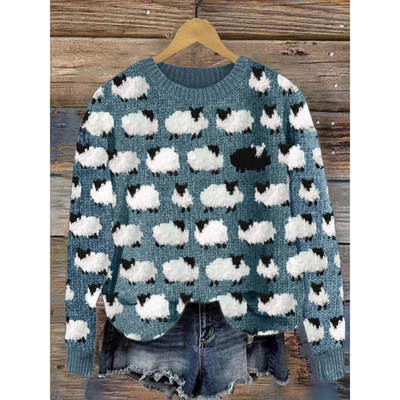 Tahliana | Damen Warme Strick Pullover | Winter