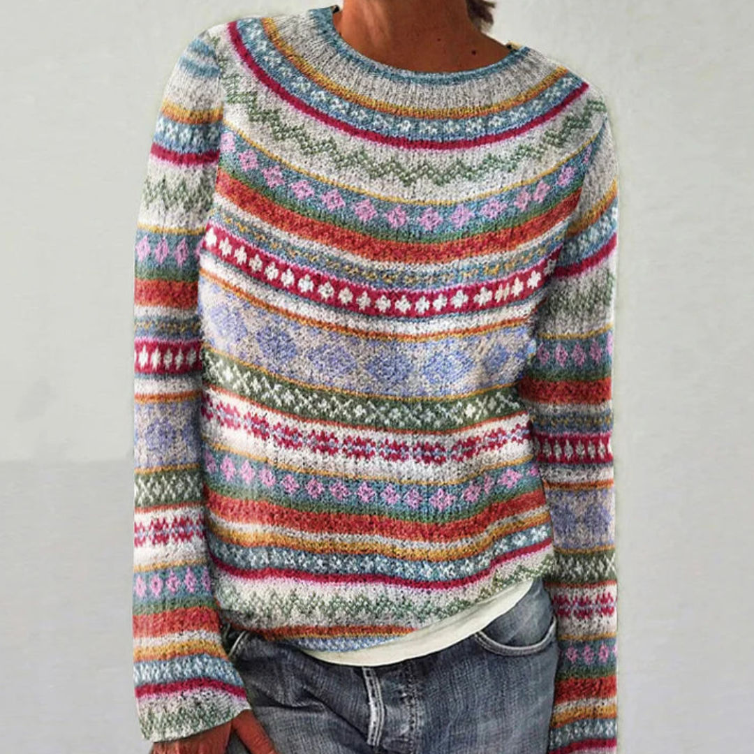 Zelindema | Damen Langarm Warme Pullover | Winter