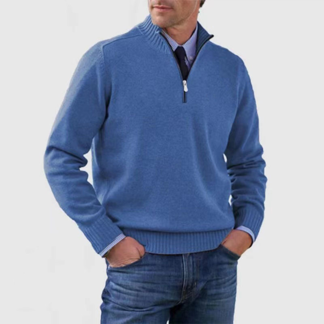 Carloset | Herren Warme Langarm Pullover | Winter