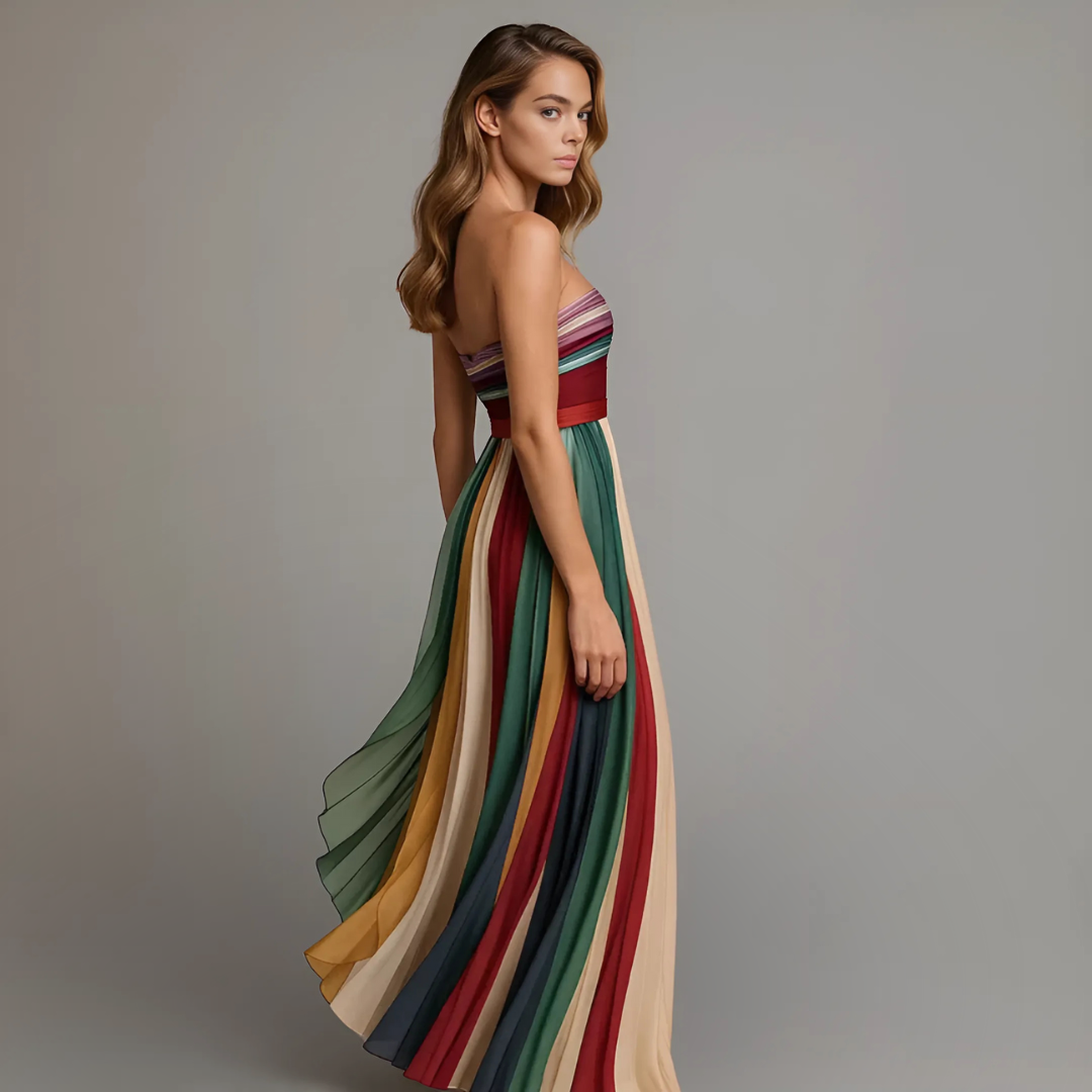 Yijun – Lässiges Langes Kleid
