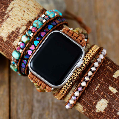 Apple Watch Band – Boho – Steine – Uhrenarmband – Uhrenarmband