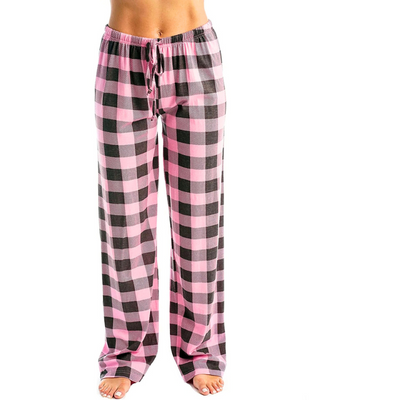 Asanta | Damenhosen | Weihnachtlich karierte Pyjamahose für Damen | Bequem