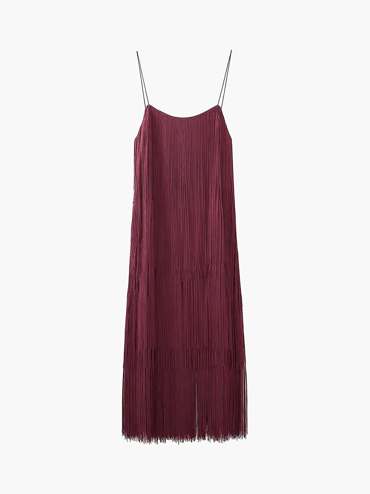 Florentine | Kurzes Kleid mit offenem Rücken und Fransen