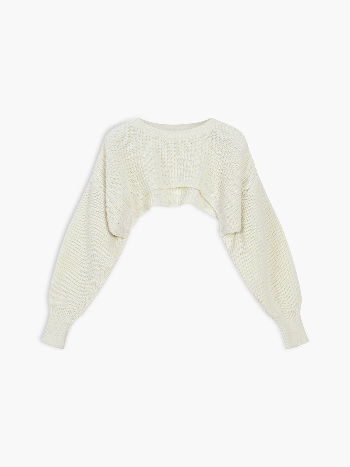 Zeitloser Komfort | Zweiteiliger Bolero-Pullover von Utility