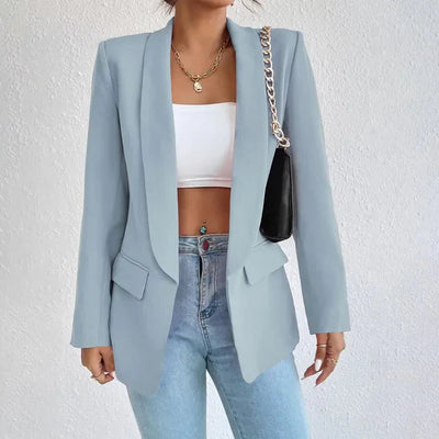 Blazer | Offene Vorderseite | Lang | Blazermantel | Damenbekleidung