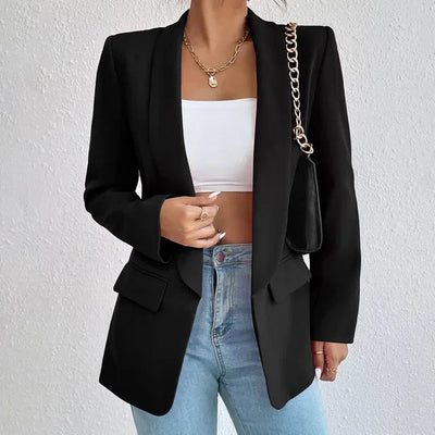 Blazer | Offene Vorderseite | Lang | Blazermantel | Damenbekleidung