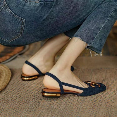 Suuze - elegante Slingbacks aus Wildleder