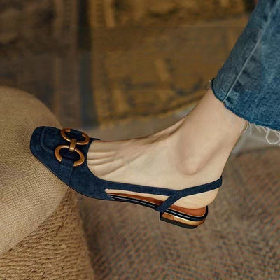 Suuze - elegante Slingbacks aus Wildleder
