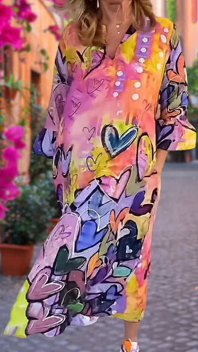 Charlotte - elegantes Kleid mit V-Ausschnitt