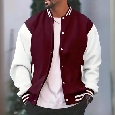 Bomberjacke | Rippbündchen | Zum Knöpfen | Baseballjacke | Herrenjacke