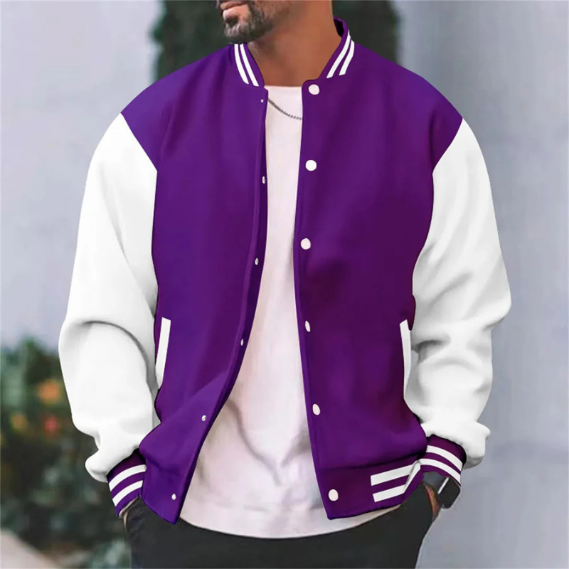 Bomberjacke | Rippbündchen | Zum Knöpfen | Baseballjacke | Herrenjacke