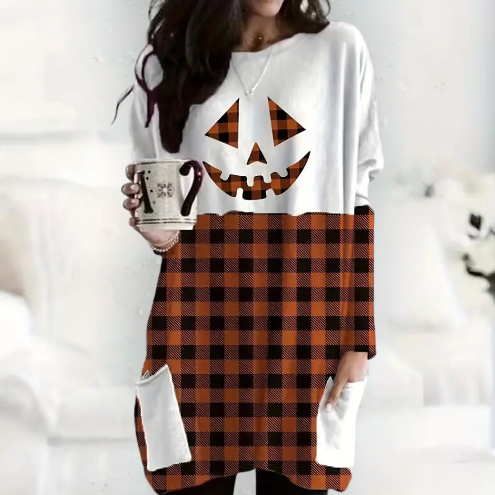Zyna - Toller Halloween-Pullover für Frauen