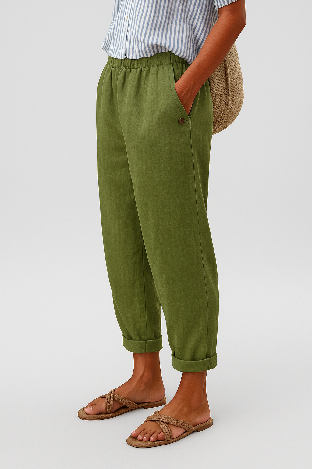 Yanchik - Stylische Hose Mit Seitentaschen