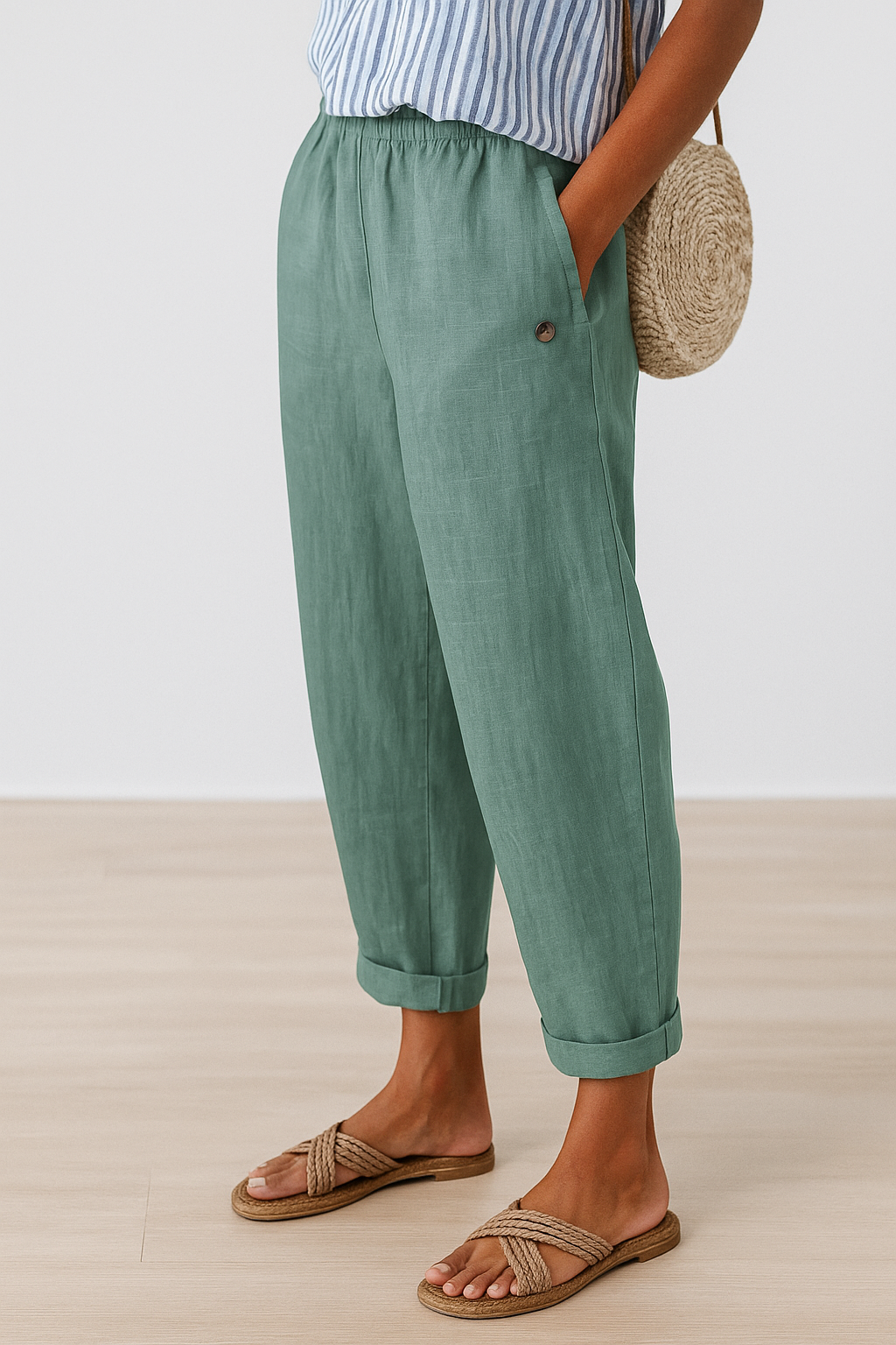 Yanchik - Stylische Hose Mit Seitentaschen