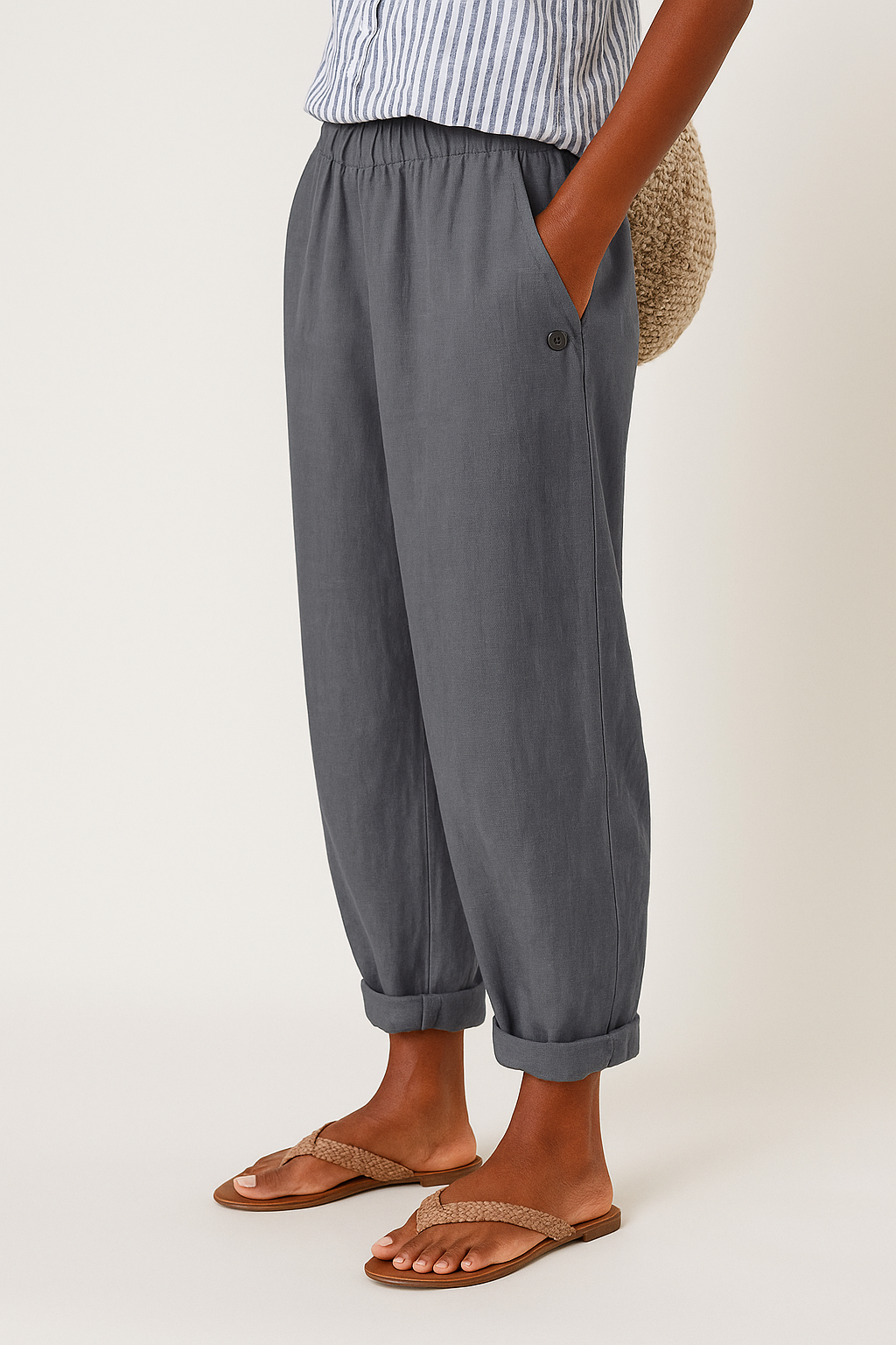 Yanchik - Stylische Hose Mit Seitentaschen