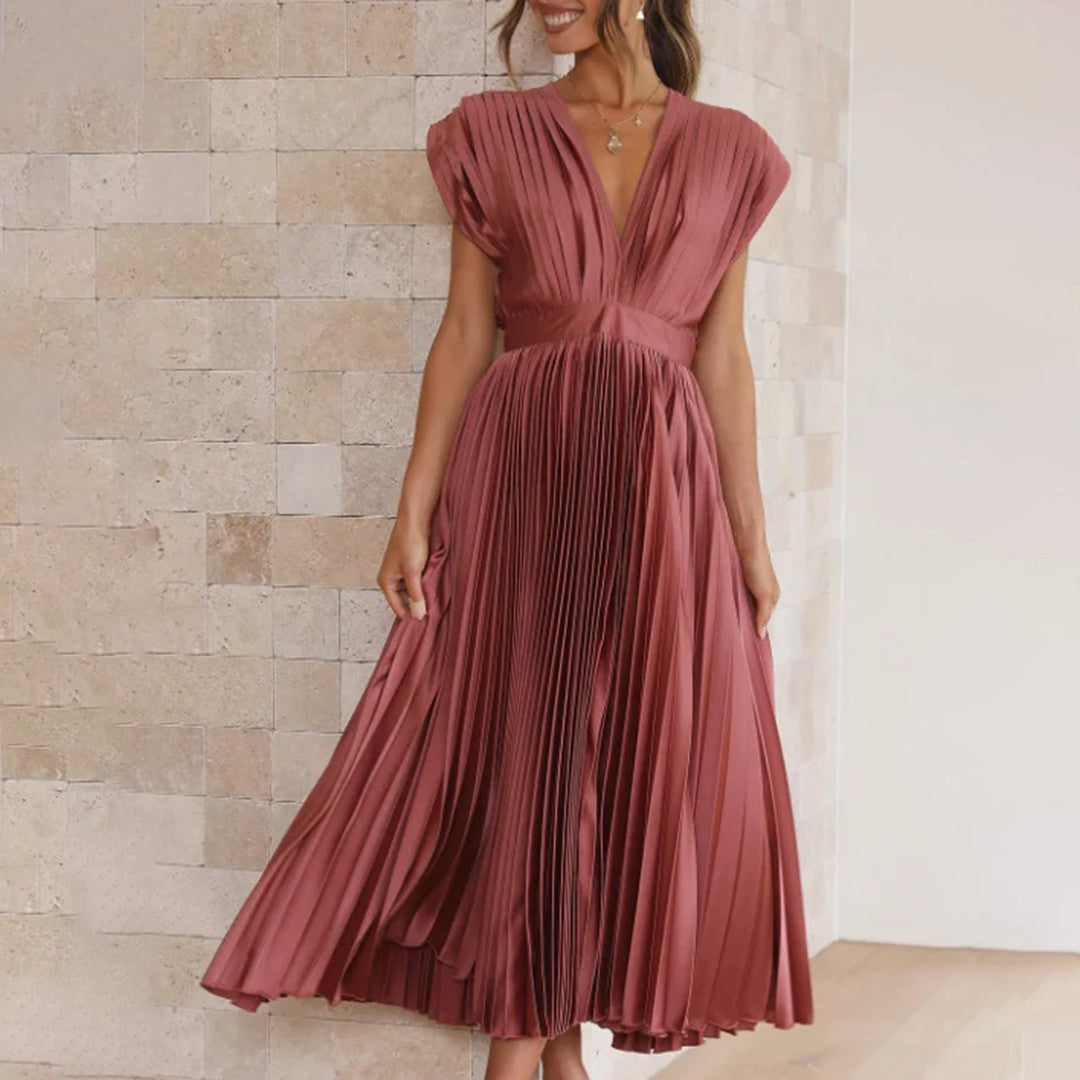 Amira Elegantes Kleid Für Damen - Vielseitig, Figurbetont & Aus Hochwertigen Stoffen, In Verschiedenen Farben