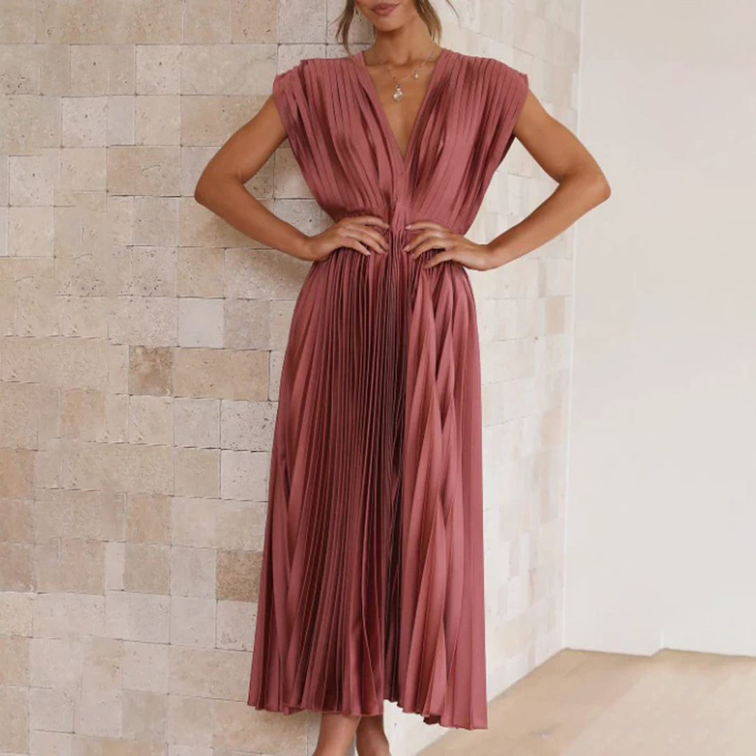 Amira Elegantes Kleid Für Damen - Vielseitig, Figurbetont & Aus Hochwertigen Stoffen, In Verschiedenen Farben