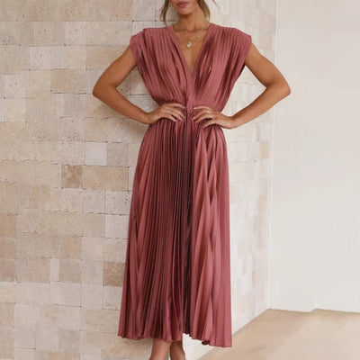 Amira Elegantes Kleid Für Damen - Vielseitig, Figurbetont & Aus Hochwertigen Stoffen, In Verschiedenen Farben