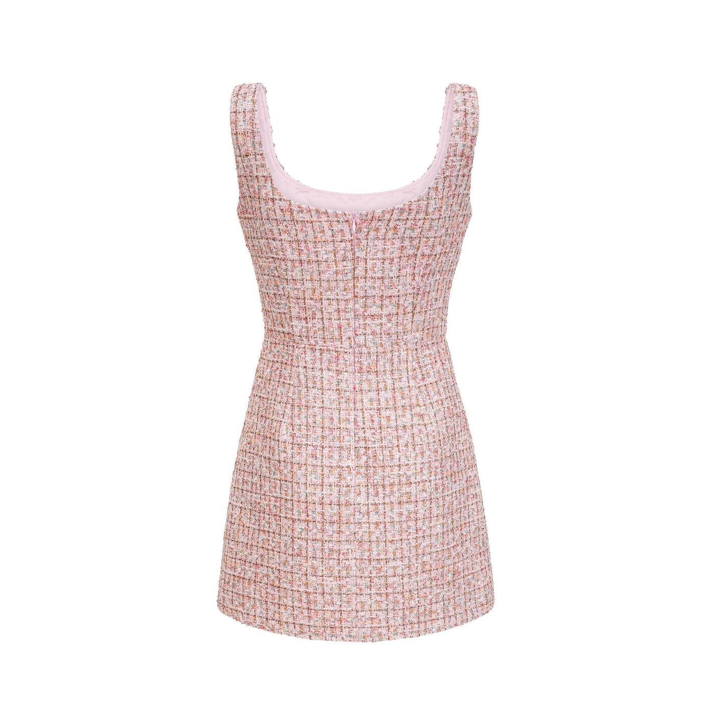 Aoife Rosa verschönertes Tweed-Minikleid