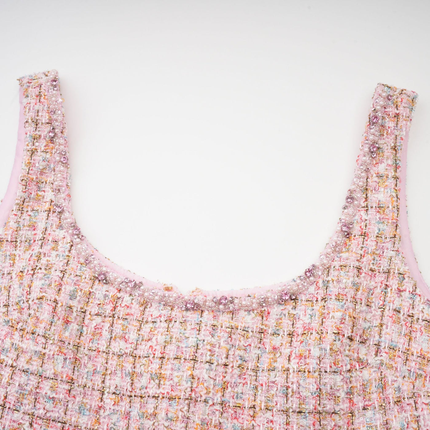 Aoife Rosa verschönertes Tweed-Minikleid