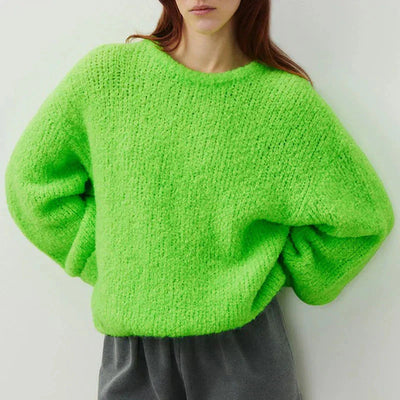 Damen-Strickpullover | Lockere Passform | Warm | Strickpullover | Pullover für Damen