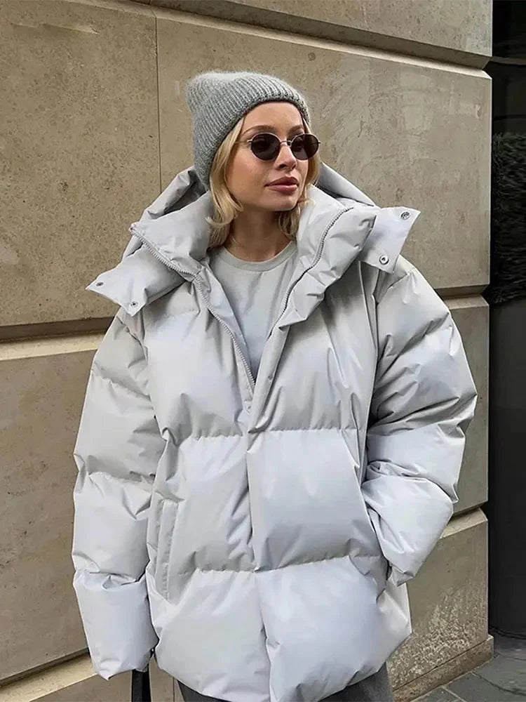 Daunenjacke | Warm | Kapuze | Winterjacke für Damen