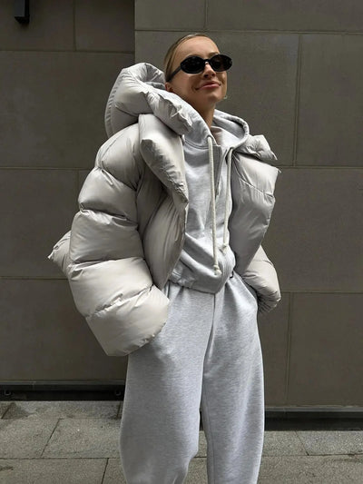 Daunenjacke | Warm | Kapuzenjacke | Daunenjacke | Winterjacken für Damen