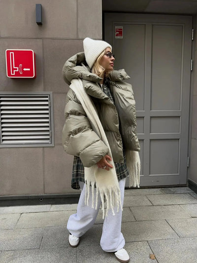 Daunenjacke | Warm | Kapuzenjacke | Daunenjacke | Winterjacken für Damen