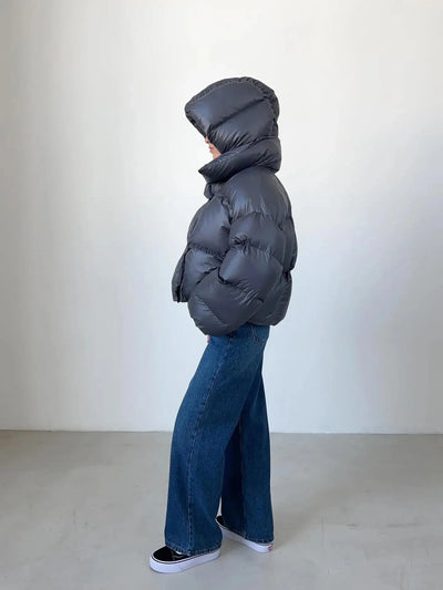 Daunenjacke | Warm | Kapuzenjacke | Daunenjacke | Winterjacken für Damen