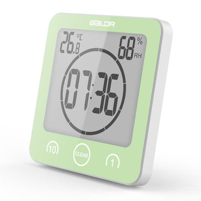 Duschuhr - Digitale wasserdichte Mini-Wanduhr für das Badezimmer