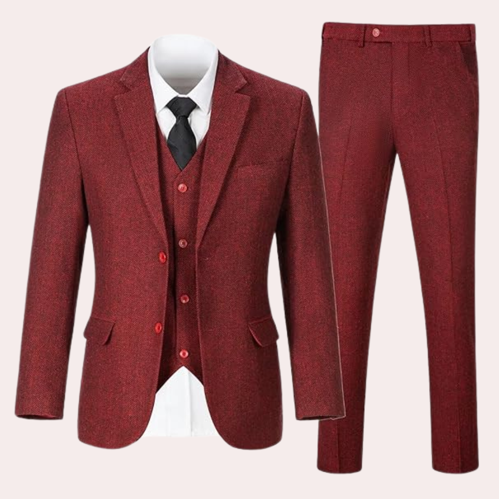 AA OUT OF STOCK Elegantes dreiteiliges Business-Anzug für Herren - Dorian