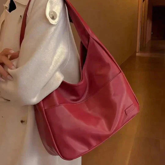 Einkaufstasche – ein Schulterriemen – groß – Umhängetasche – Kunstledertasche