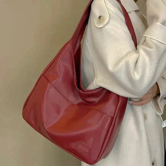 Einkaufstasche – ein Schulterriemen – groß – Umhängetasche – Kunstledertasche