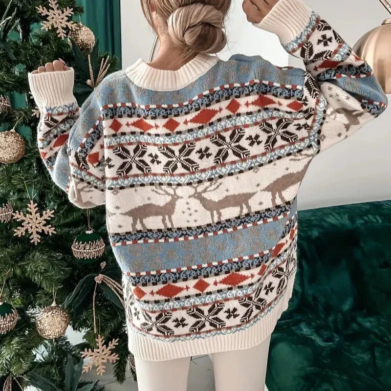 Festlicher Strickpullover