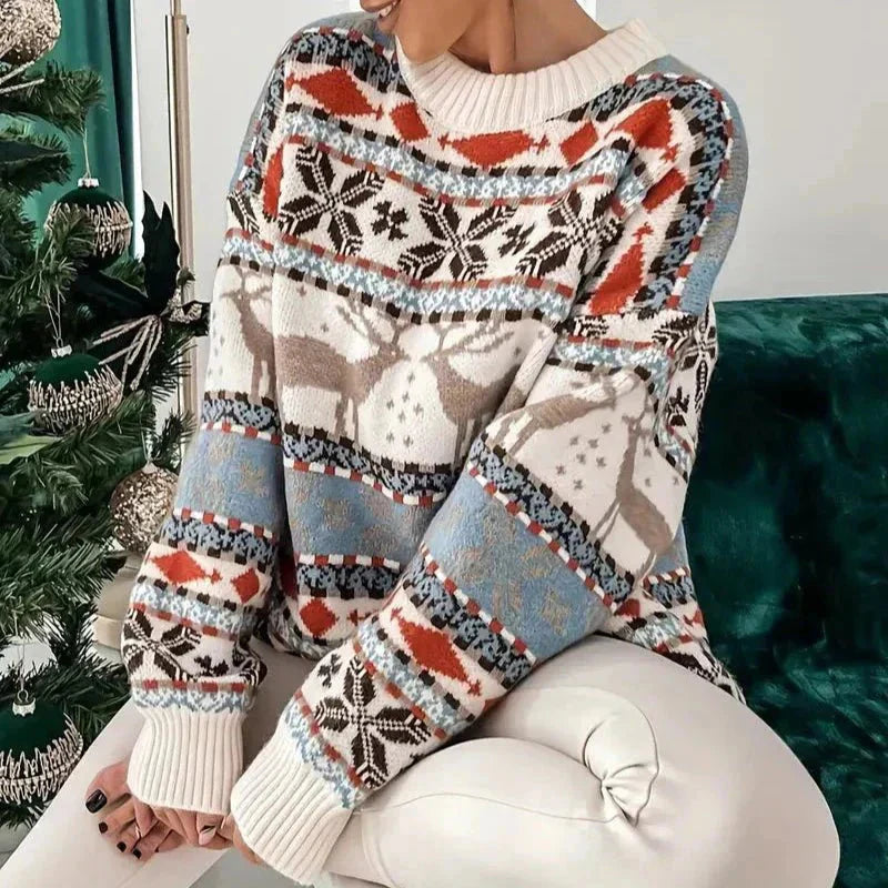 Festlicher Strickpullover