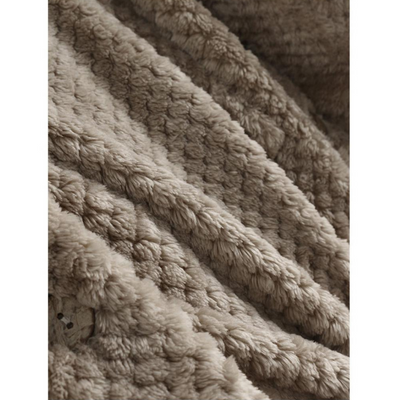 Fleece-Jacke – mittellange Winterjacke mit Kapuze und lockerer Passform für Damen
