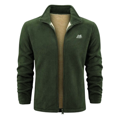 Fleecejacke – Warm – Reißverschluss – Winterjacke – Herrenjacke