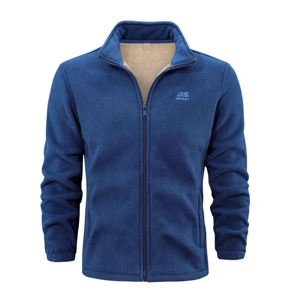 Fleecejacke – Warm – Reißverschluss – Winterjacke – Herrenjacke