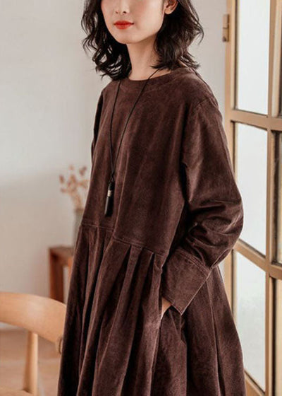 Kailey - elegantes Herbst/Winter-Kleid aus Kord