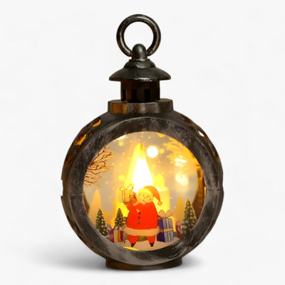 FrostGlow – Dekorative Schneemann-Lampe mit LED-Lampe, die Weihnachten simuliert