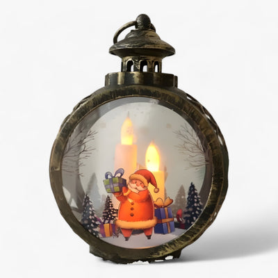 FrostGlow – Dekorative Schneemann-Lampe mit LED-Lampe, die Weihnachten simuliert
